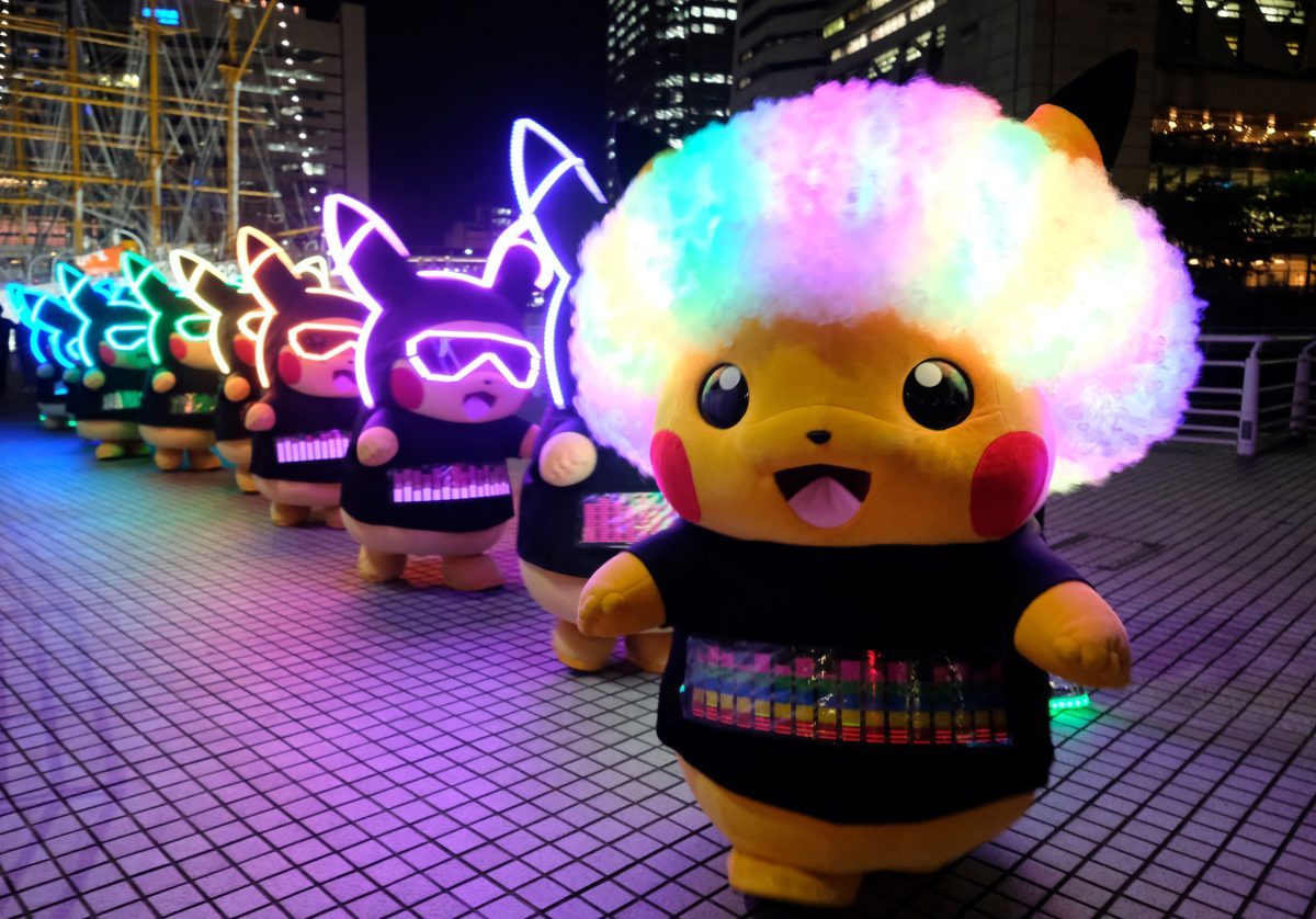 Pikachu-Parade in Yohohama, Japan, 2019.