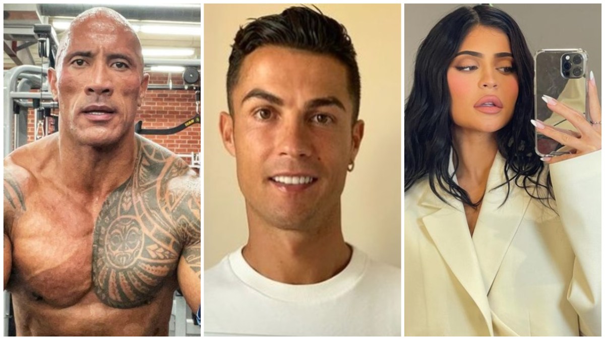 The Rock, Cristiano Ronaldo, Kylie Jenner und Co.: Die 10 beliebtesten Instagram-Stars weltweit
