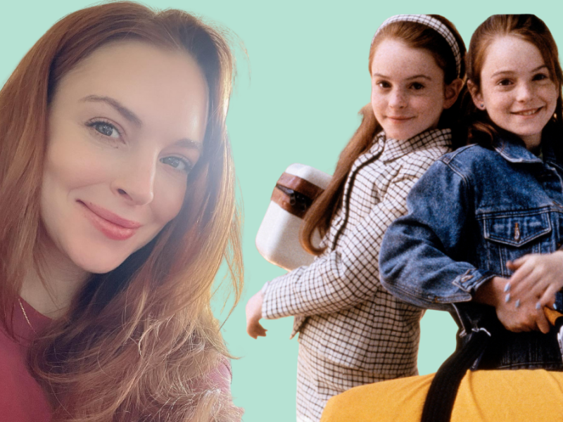 Ex-Disney-Star Lindsay Lohan stellt „Parent Trap“-Szene auf TikTok nach