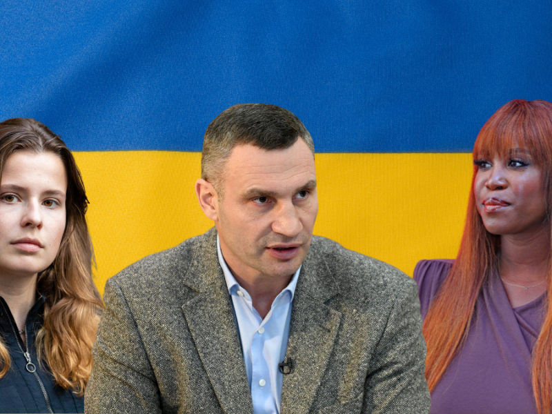 Luisa Neubauer, Bürgermeister von Kiew Vitali Klitschko und Motsi Mabuse