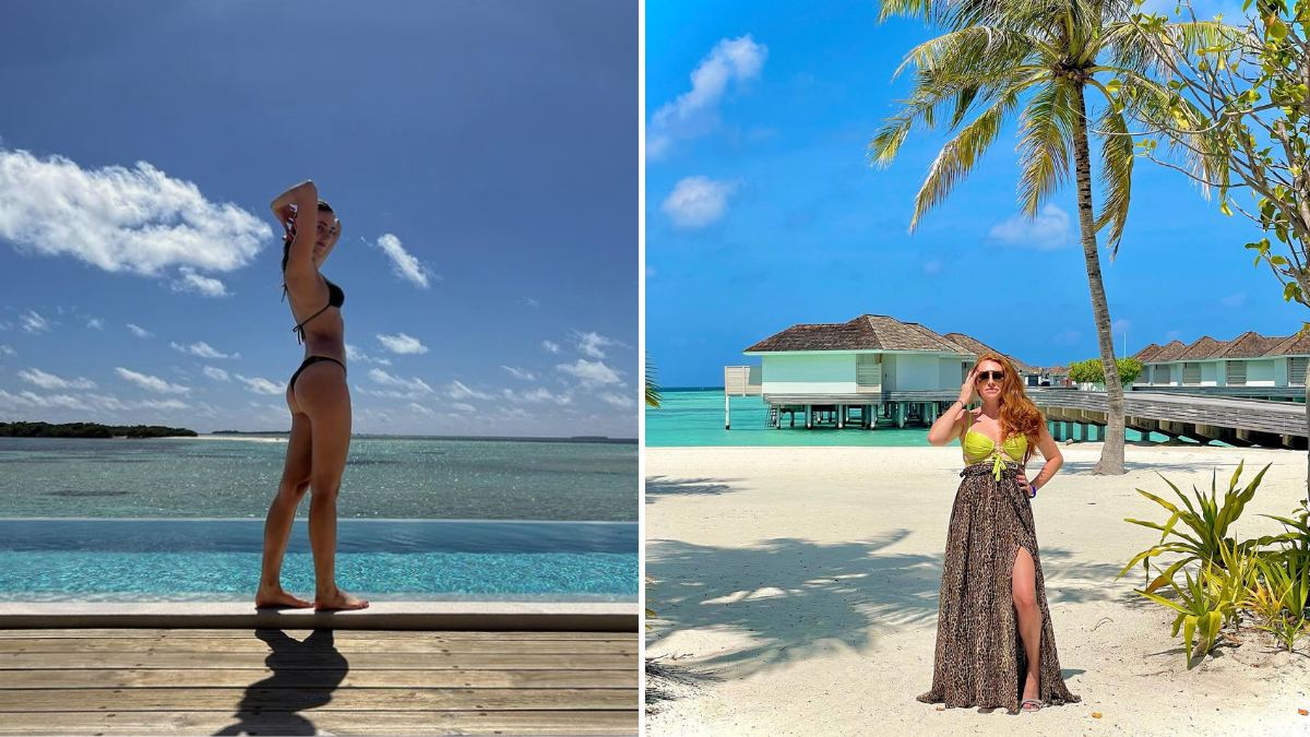 Influencer:innen auf Reisen:Stefanie Giesinger und Georgina Fleur auf den Malediven