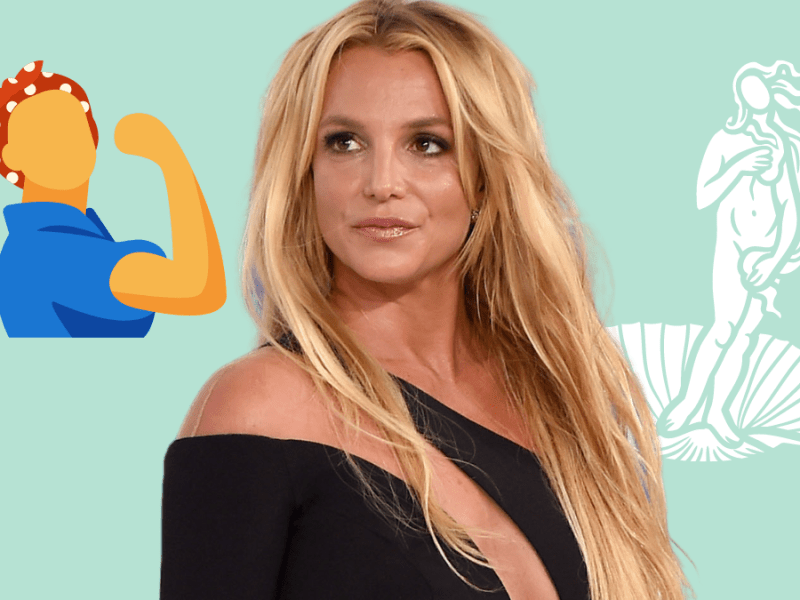 Britney Spears posiert.