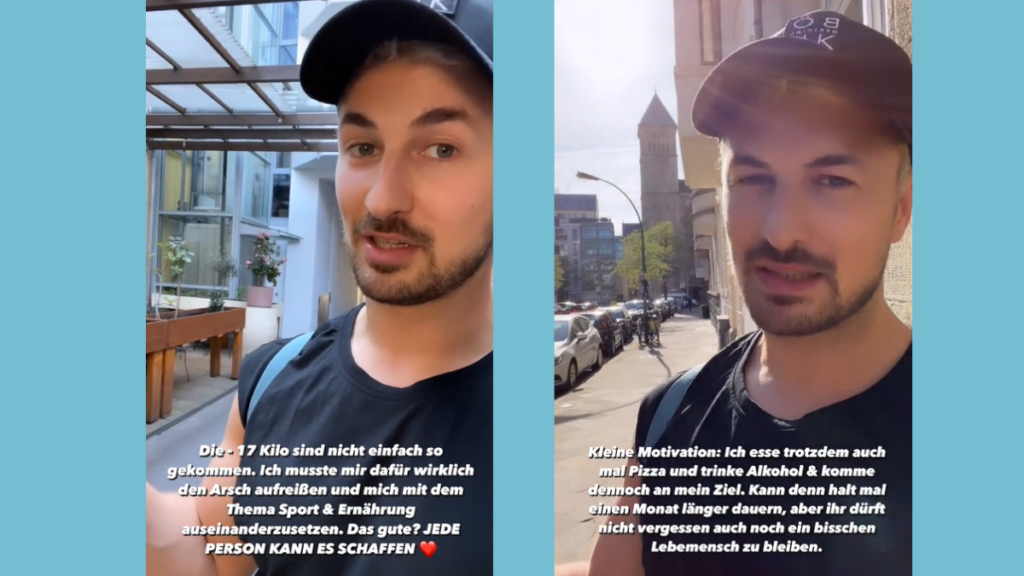 Nicolas Puschmann verrät in seiner Instagram-Story, wie er abgenommen hat