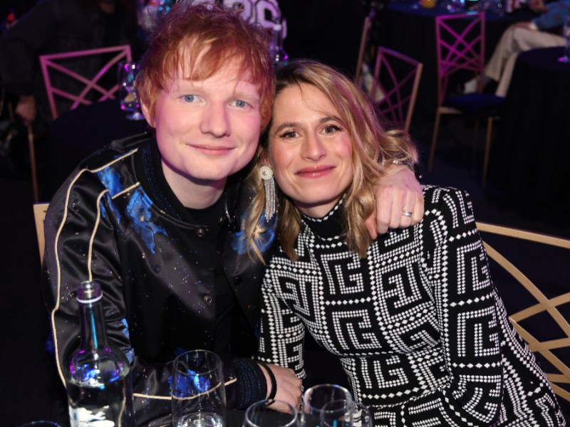 Ed Sheeran und Cherry bei den Brit Awards in London, Februar 2022