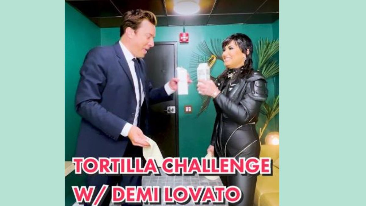 TikTok-Trend Tortilla Challenge: Jimmy Fallon und Demi Lovato