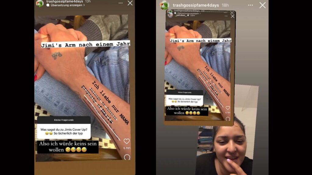 Yeliz Koc reagiert auf Jimis Tattoo