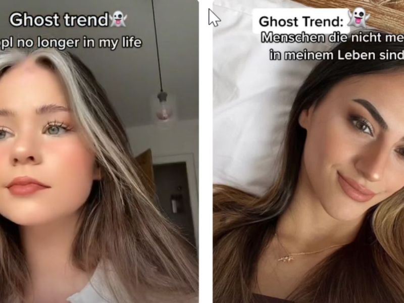 Ghost Trend: Nadine Breaty und Co, machen auf TikTok mit