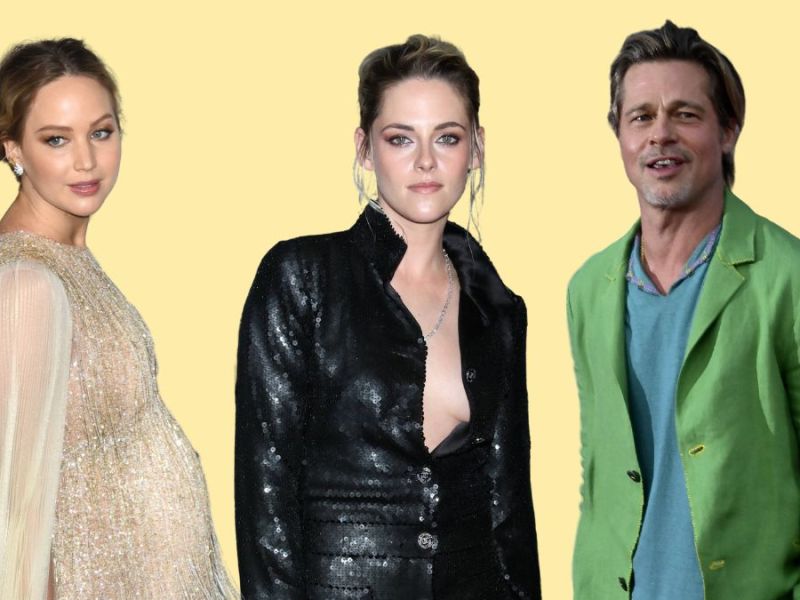 Jennifer Lawrence, Kristen Steward, Brad Pitt