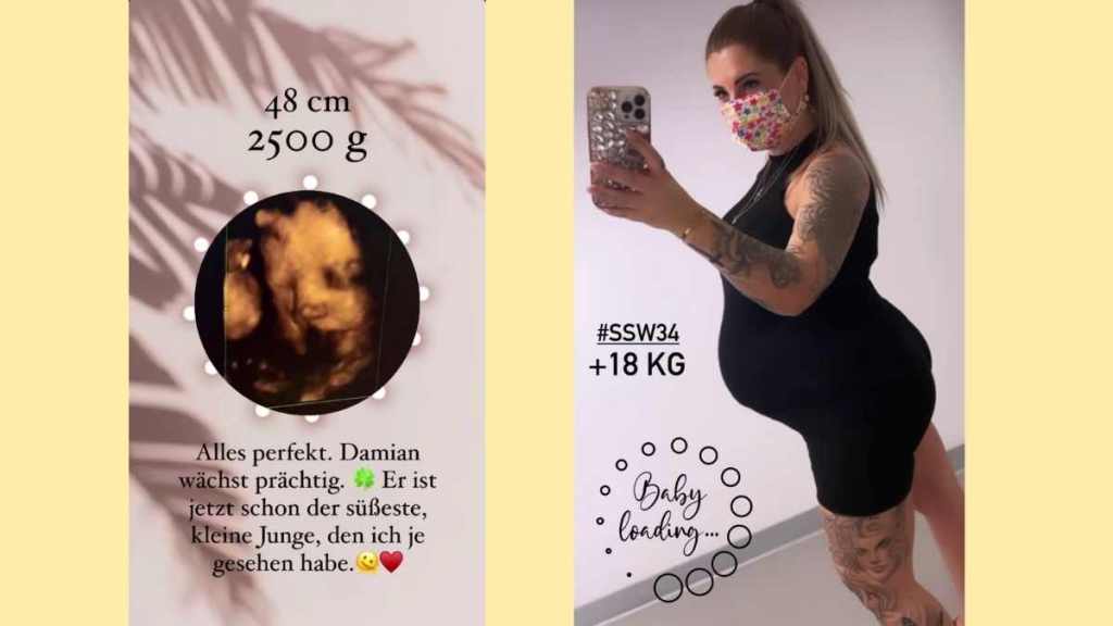 Jenny Frankhauser Baby-Update Größe Gewicht 