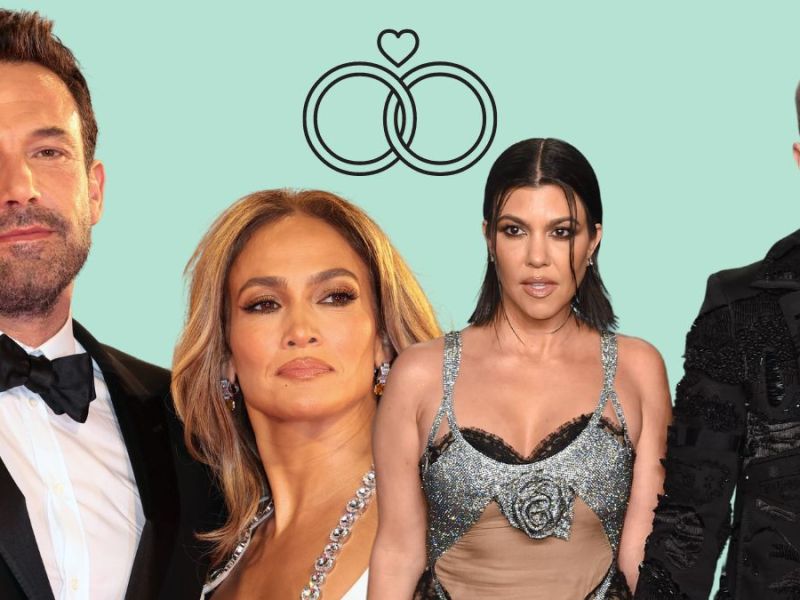 Kourtney Kardashian, Bennifer & Co.: Diese Stars haben 2022 geheiratet