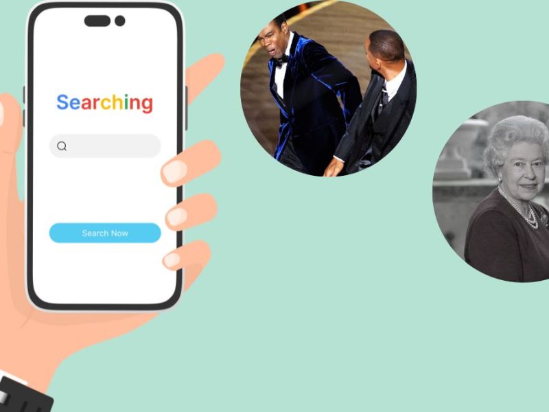 Google-Suche 2022: Queen Elizabeth, Will Smith, Memes & Co.