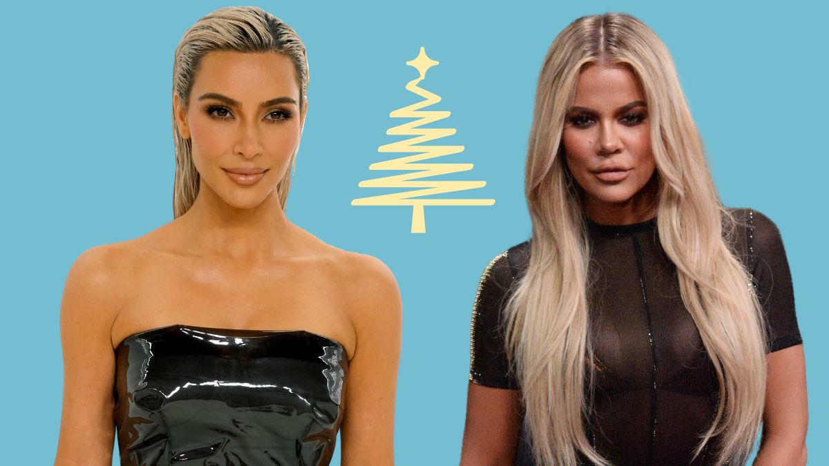 Kim und Khloé Kardashian zeigen ihre Kinder zu Weihnachten auf Instagram