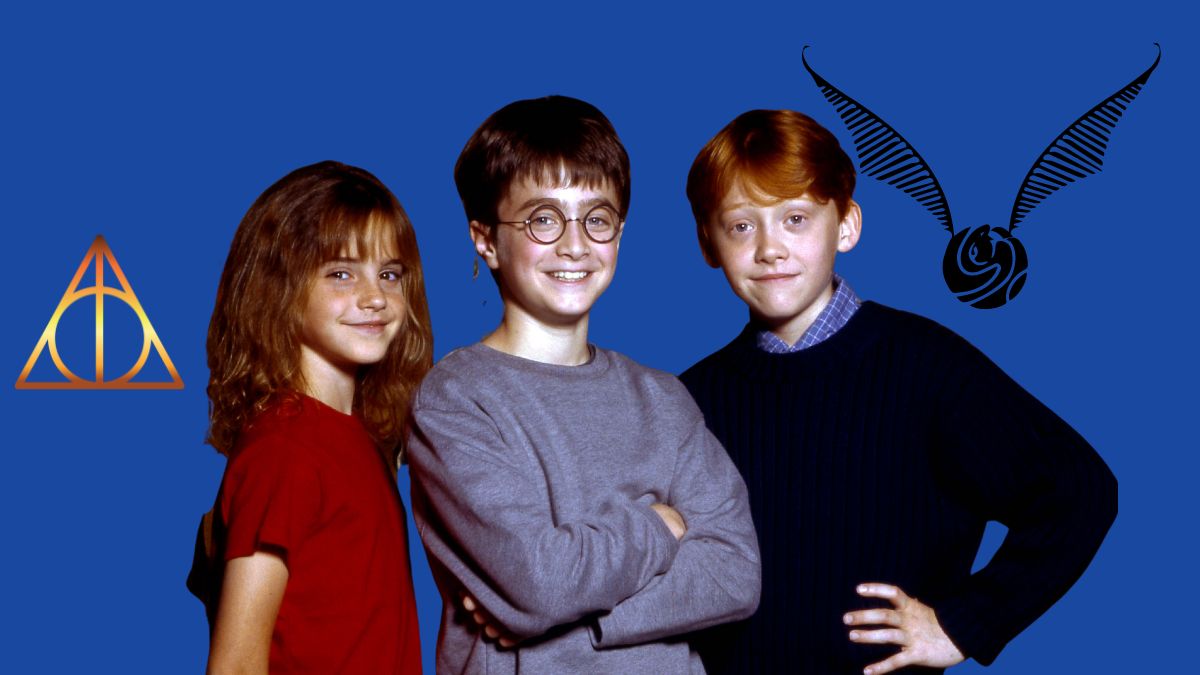 Harry Potter und der Stein der Weisen: Emma Watson, Daniel Radcliffe und Rupert Grint