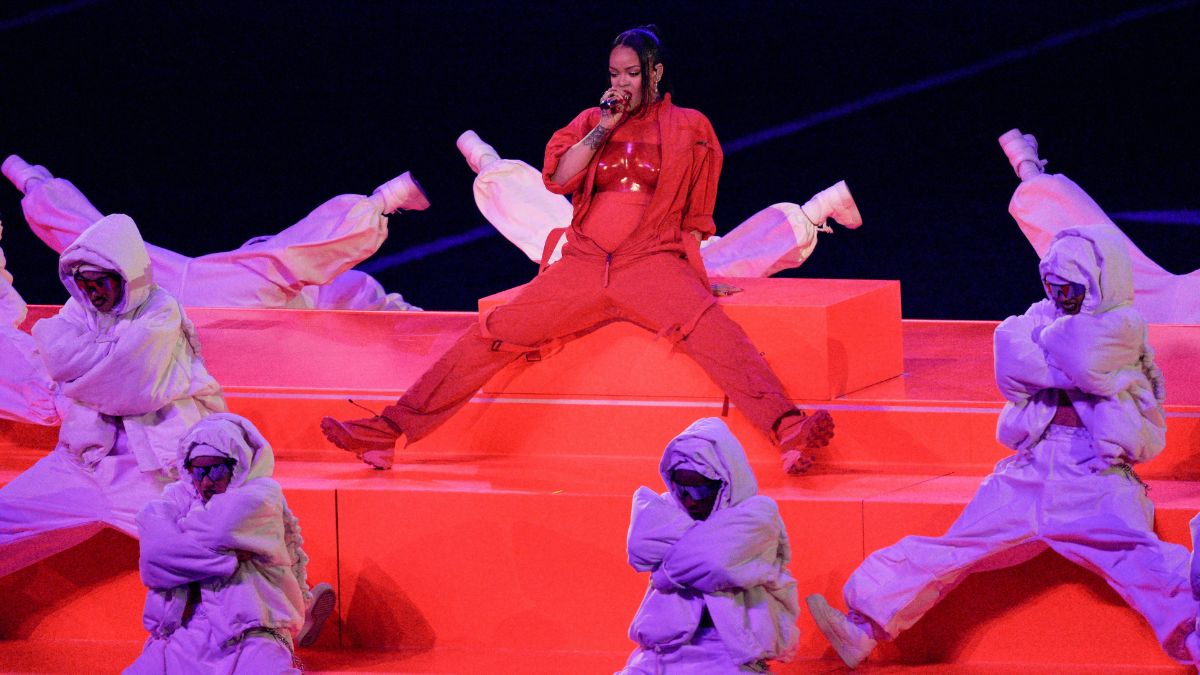 Babybauch-Überraschung von Rihanna beim "Super Bowl"
