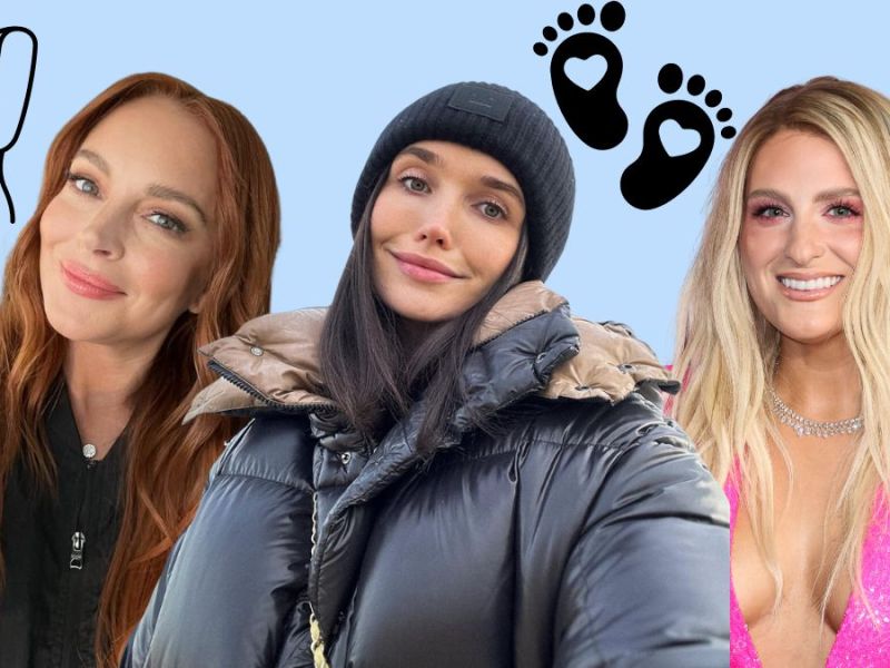 Lindsay Lohan & Co. zeigen stolz ihre Babykugel